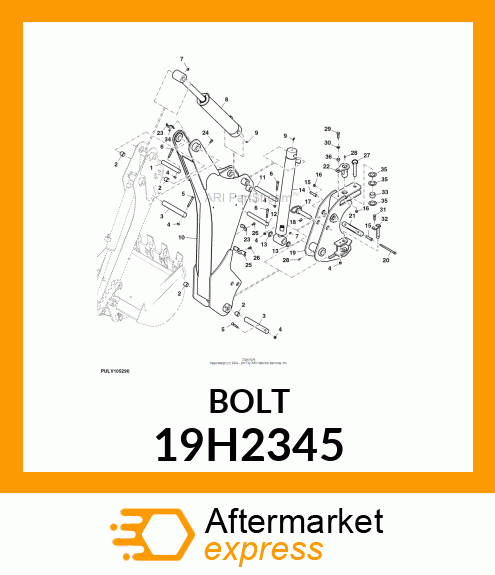 SCREW, HEX HEAD 19H2345