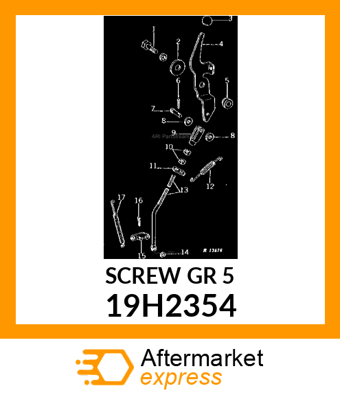 SCREW, HEX HEAD 19H2354