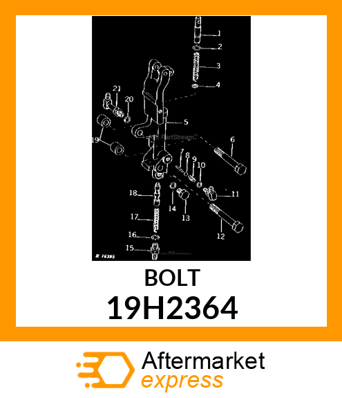 SCREW, HEX HEAD 19H2364