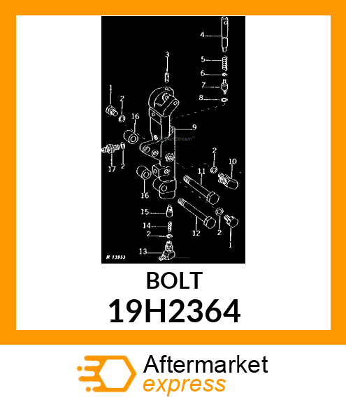 SCREW, HEX HEAD 19H2364