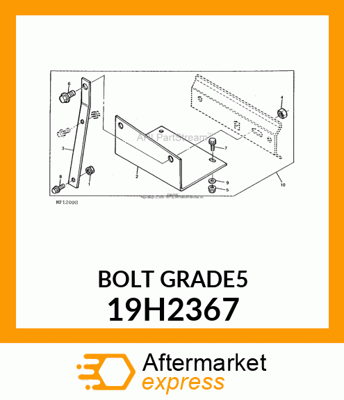 SCREW, HEX HEAD 19H2367