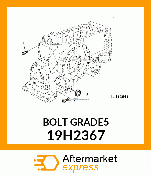 SCREW, HEX HEAD 19H2367