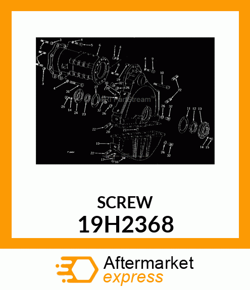 SCREW, HEX HEAD 19H2368