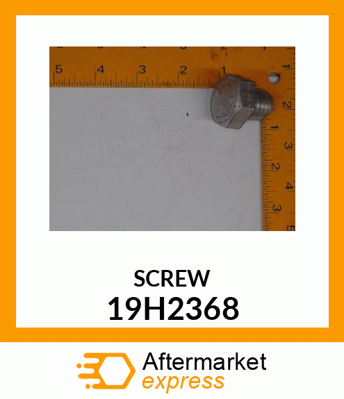 SCREW, HEX HEAD 19H2368