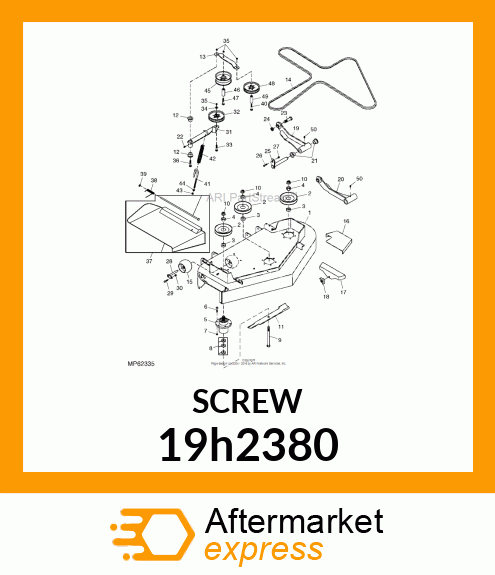 SCREW, HEX SOCKET HEAD 19h2380