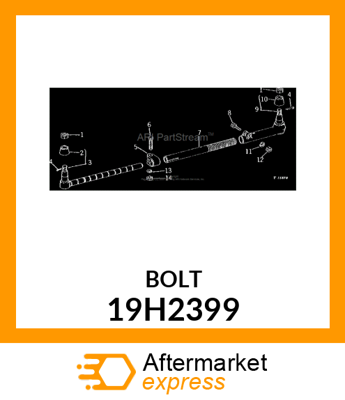 SCREW, HEX HEAD 19H2399