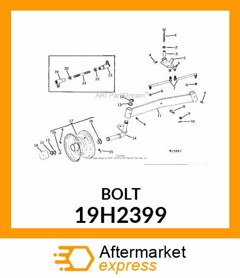 SCREW, HEX HEAD 19H2399