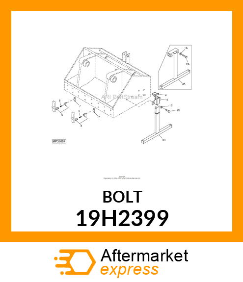 SCREW, HEX HEAD 19H2399