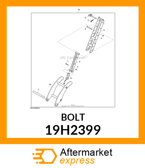 SCREW, HEX HEAD 19H2399