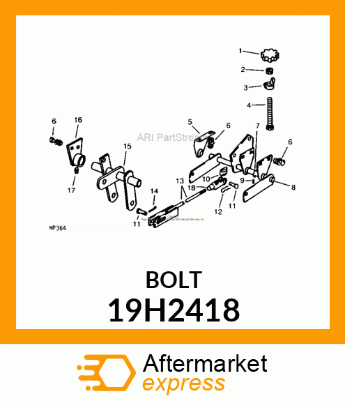 SCREW, HEX HEAD 19H2418