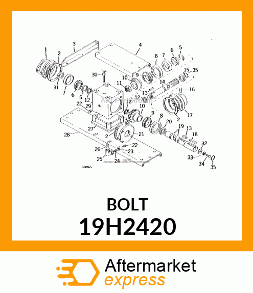 SCREW, HEX HEAD 19H2420