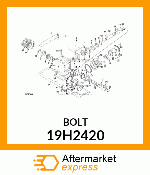 SCREW, HEX HEAD 19H2420