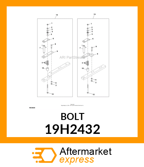 SCREW, HEX HEAD 19H2432