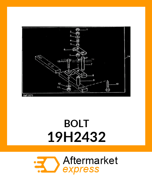 SCREW, HEX HEAD 19H2432