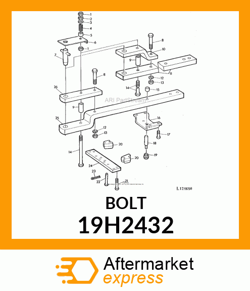 SCREW, HEX HEAD 19H2432