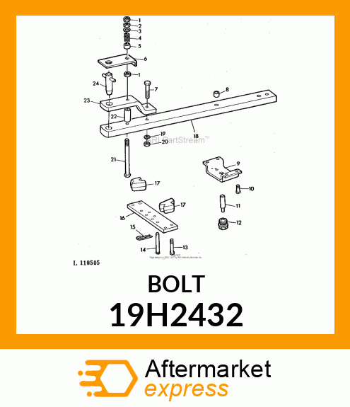 SCREW, HEX HEAD 19H2432