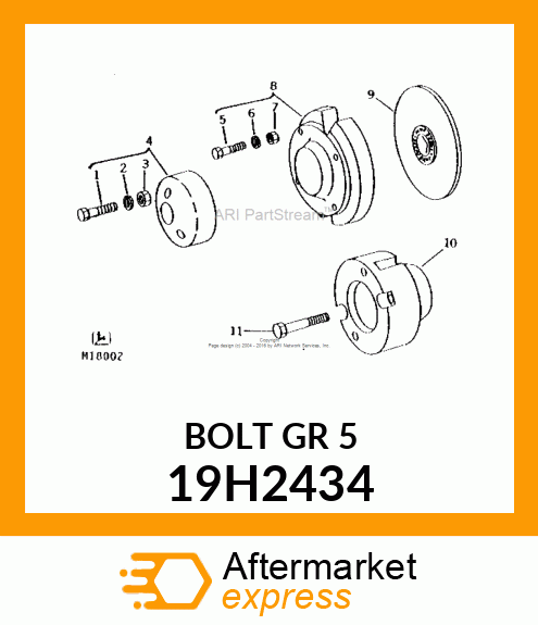 SCREW, HEX HEAD 19H2434