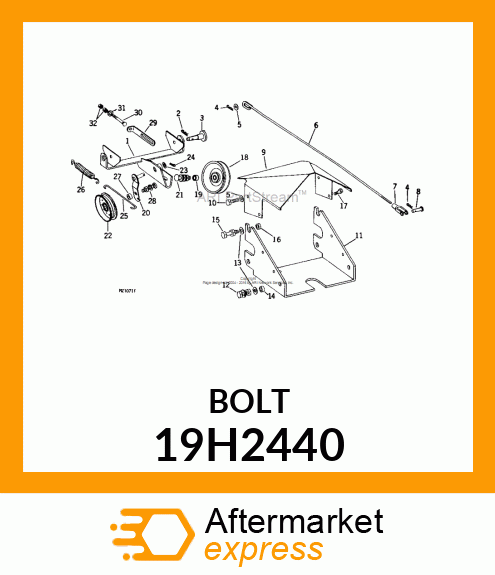 SCREW, HEX HEAD 19H2440