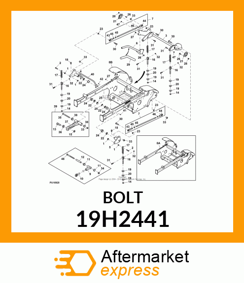 SCREW, HEX HEAD 19H2441