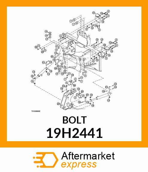 SCREW, HEX HEAD 19H2441