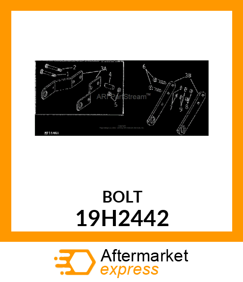 SCREW, HEX HEAD 19H2442