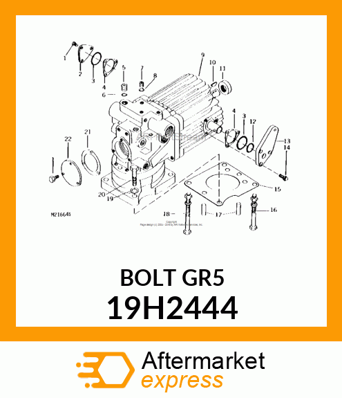 SCREW, HEX HEAD 19H2444