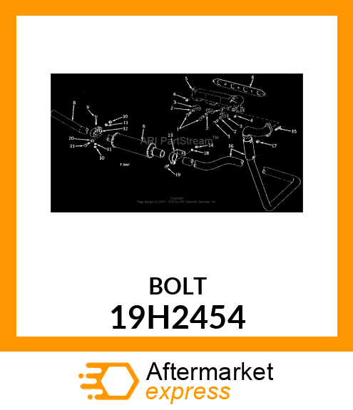 SCREW, HEX HEAD 19H2454