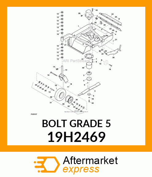 SCREW, HEX HEAD 19H2469