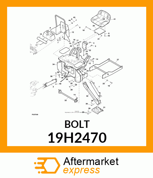 SCREW, HEX HEAD 19H2470