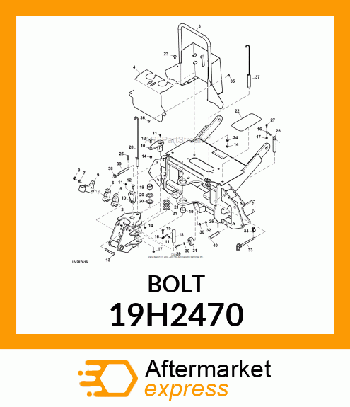 SCREW, HEX HEAD 19H2470