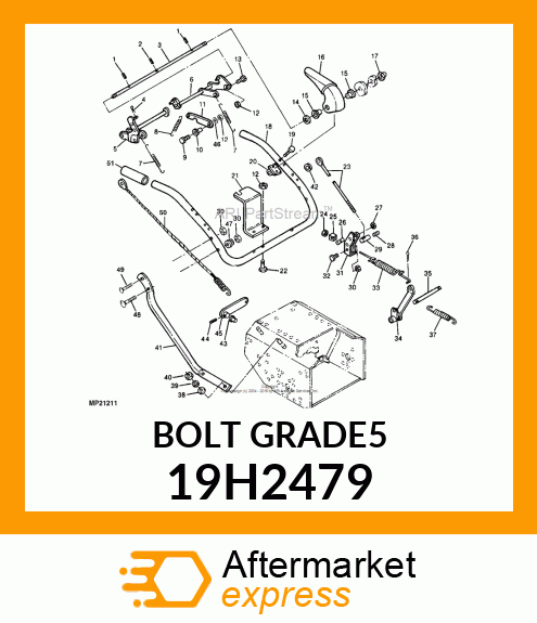 SCREW, HEX HEAD 19H2479