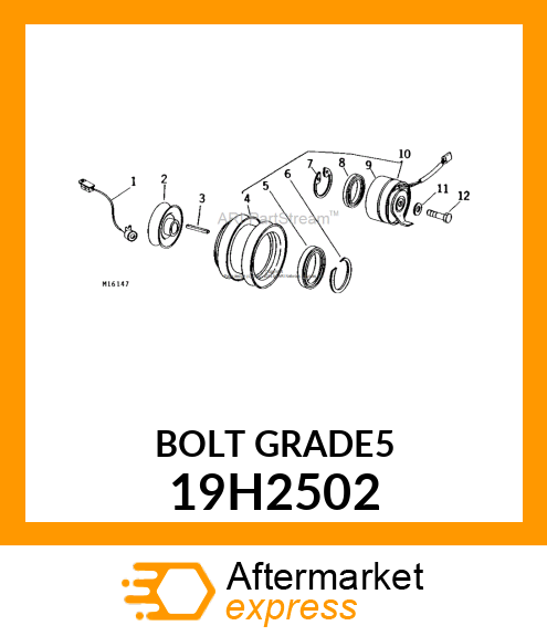 SCREW, HEX HEAD 19H2502