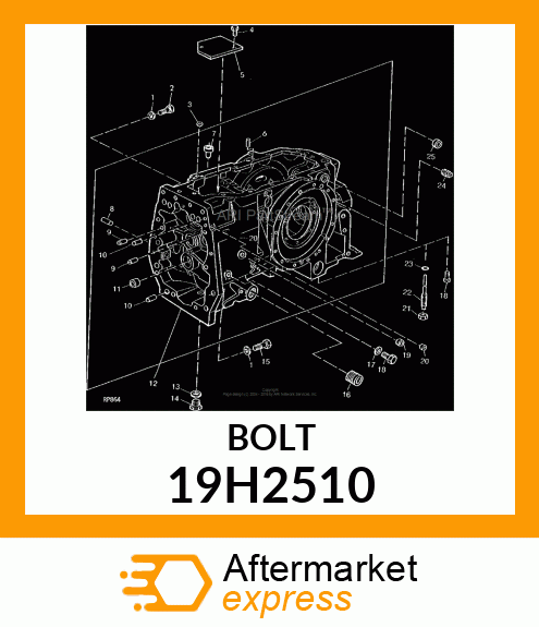 SCREW, HEX HEAD 19H2510