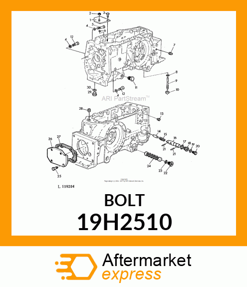 SCREW, HEX HEAD 19H2510