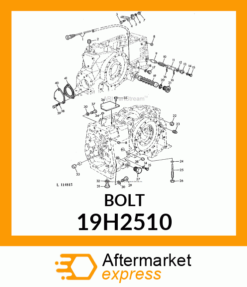 SCREW, HEX HEAD 19H2510