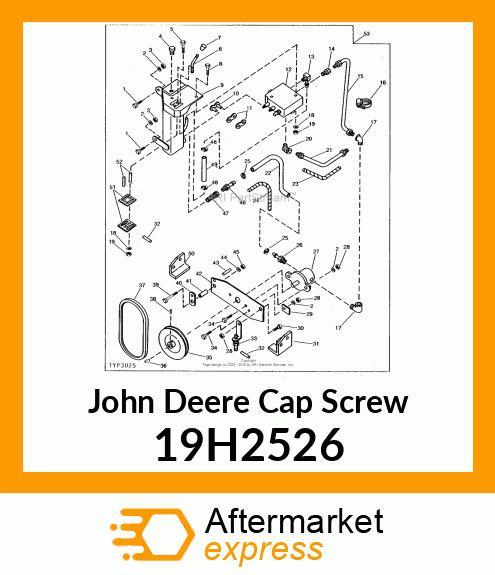 SCREW, HEX HEAD 19H2526