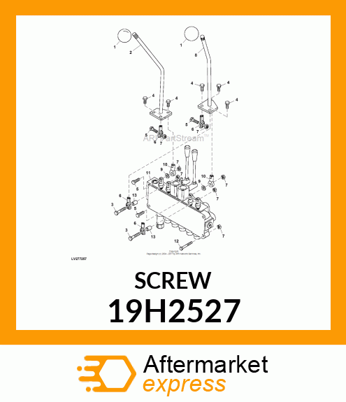 SCREW, HEX HEAD 19H2527