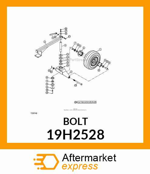 SCREW, HEX HEAD 19H2528