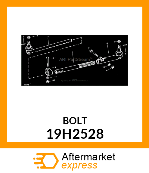 SCREW, HEX HEAD 19H2528