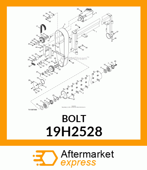 SCREW, HEX HEAD 19H2528