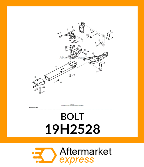 SCREW, HEX HEAD 19H2528