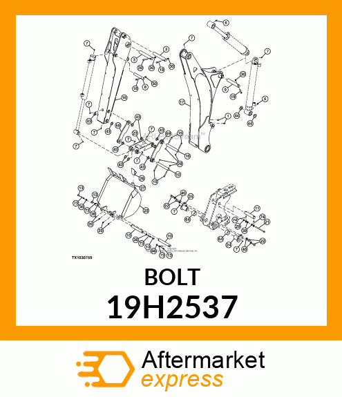 SCREW, HEX HEAD 19H2537