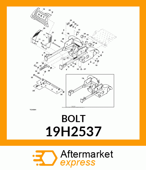 SCREW, HEX HEAD 19H2537