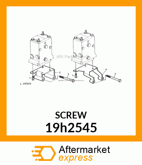 SCREW, HEX HEAD 19h2545