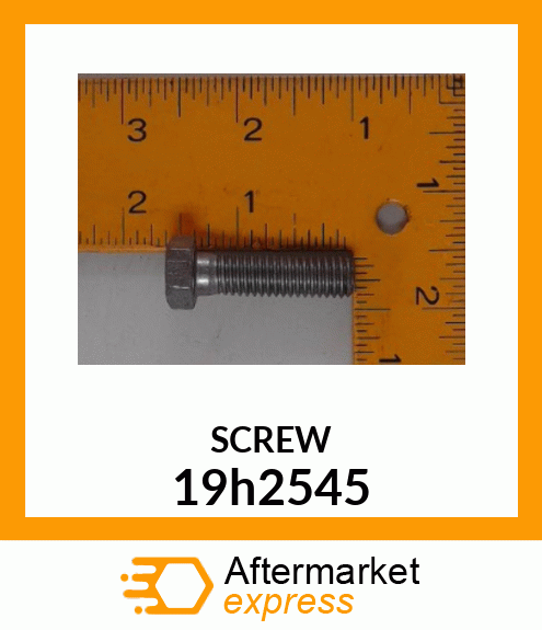 SCREW, HEX HEAD 19h2545