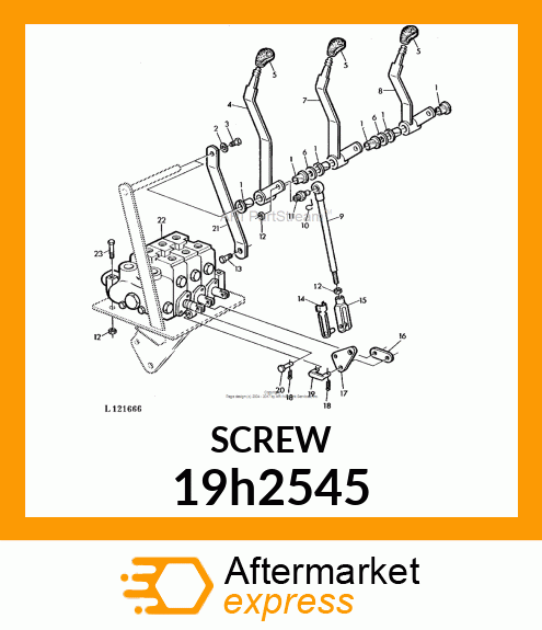 SCREW, HEX HEAD 19h2545