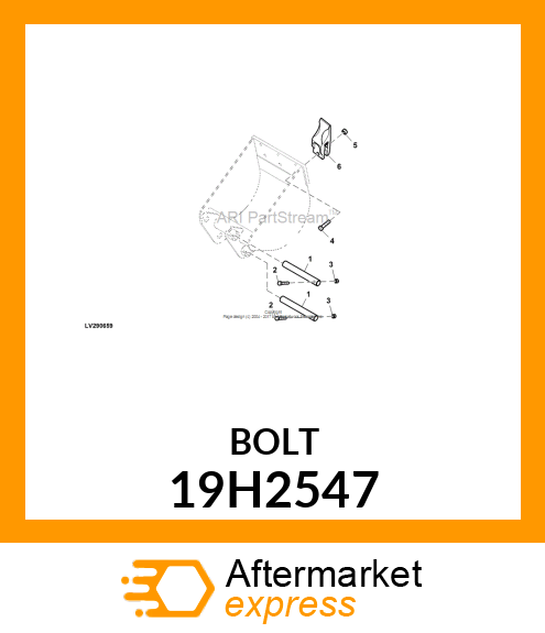 SCREW, HEX HEAD 19H2547