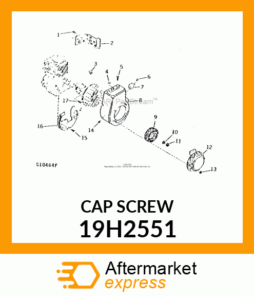 SCREW, HEX HEAD 19H2551