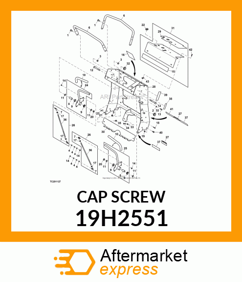 SCREW, HEX HEAD 19H2551