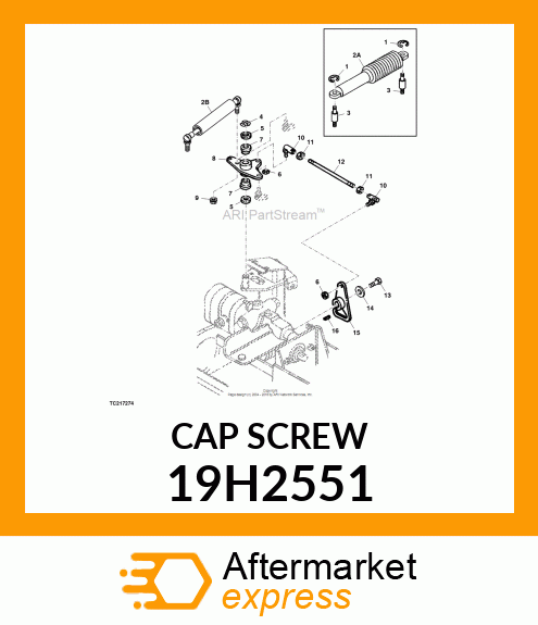 SCREW, HEX HEAD 19H2551